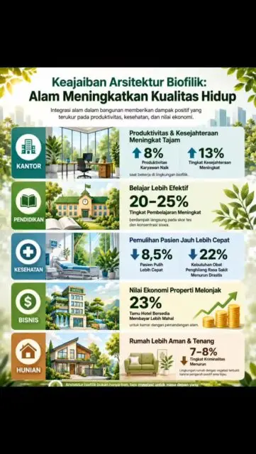 🌿 Sentuhan elemen alami dan desain yang sederhana menjadikan rumah terasa lebih sehat, hemat energi, dan nyaman untuk aktivitas sehari-hari. Inspirasi sempurna untuk mewujudkan hunian impian dengan konsep biofilik yang berkelas. 🤎✨

"Rumah bukan hanya tempat tinggal, tetapi juga cerminan gaya hidup dan ketenangan jiwa." 🏠🌿

#interiorrumah #rumahsehat #rumahminimalis #rumahhijau #woneloproject